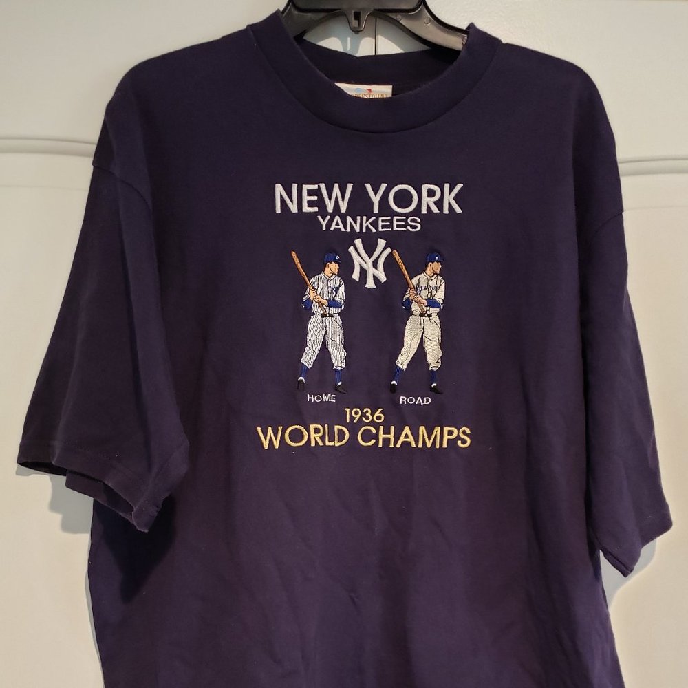 Men's New York NY Yankees Cooperstown Collection 1936 embroidered t-shirt XL